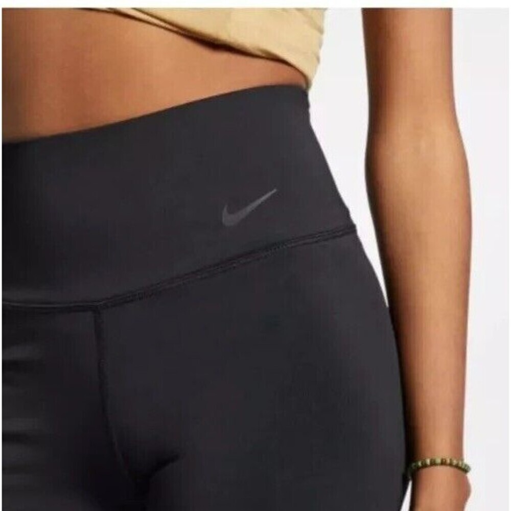 Nike Power Training Pants Black Straight Leg High Waisted Legging Women's Size S - Picture 2 of 14